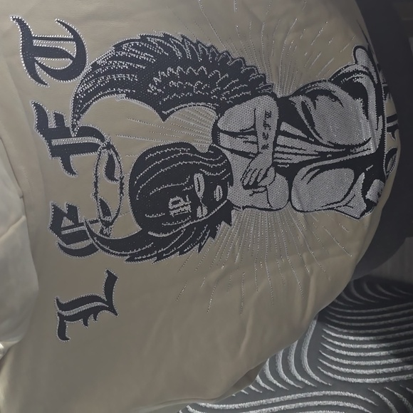 LeftPoint Cream Rinstone Hoddie. - Picture 4 of 5